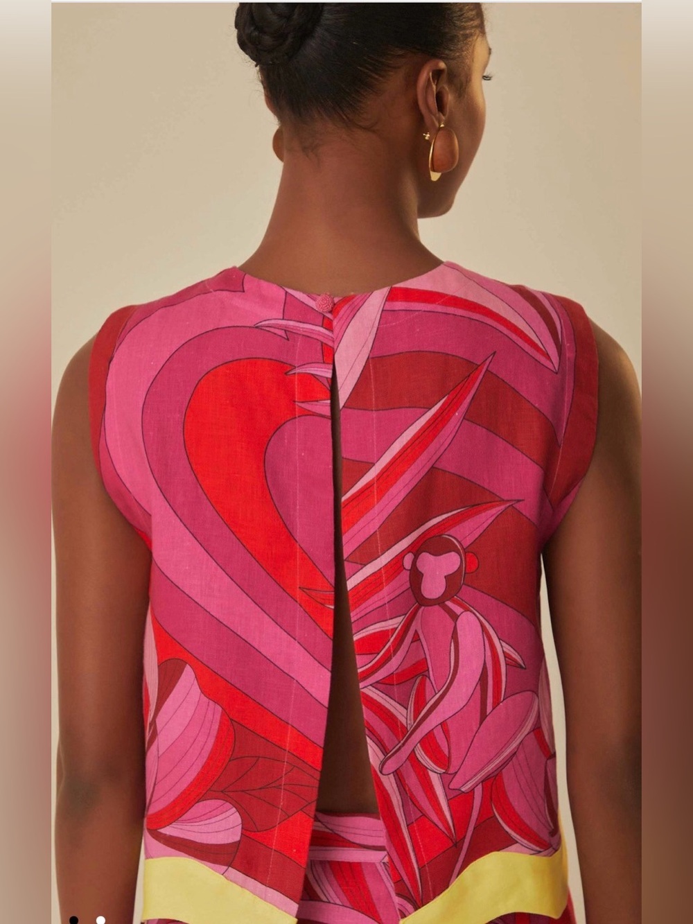 FARM Rio Red Endless Summer Crop Top - Picture 2 of 7